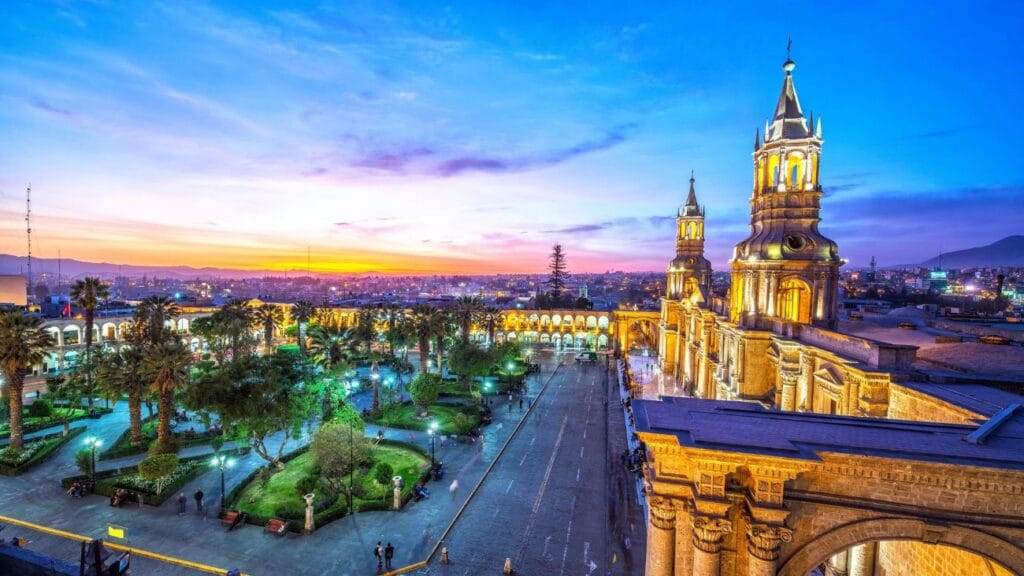 qué ver en Arequipa y sus alrededores en un día plaza de armas