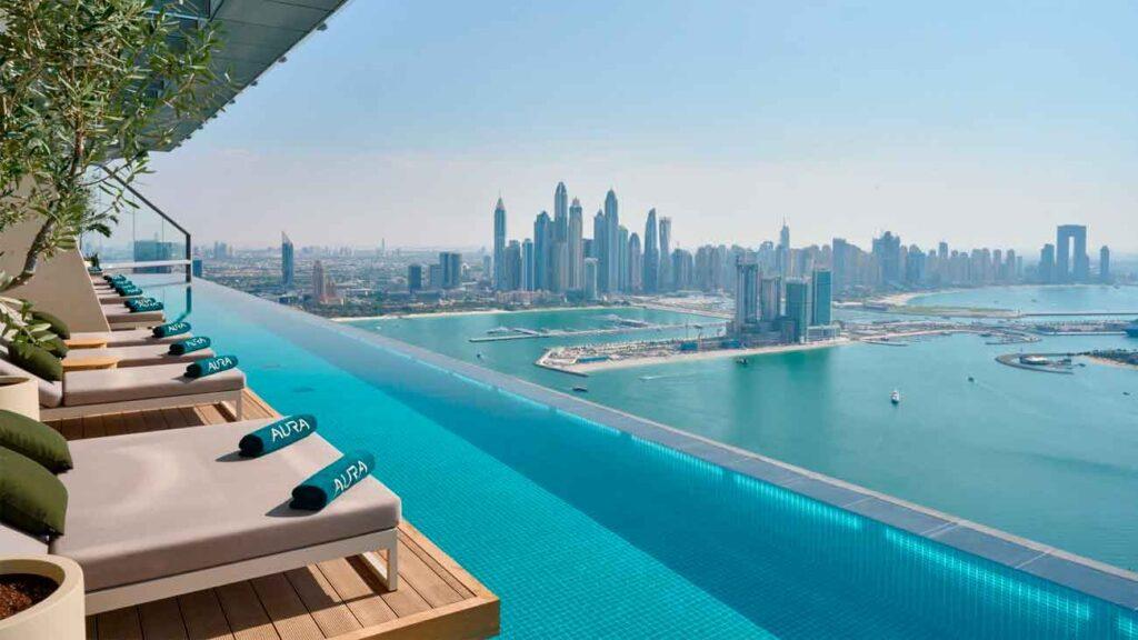aura skypool psicina infinita mas alta 360 mundo