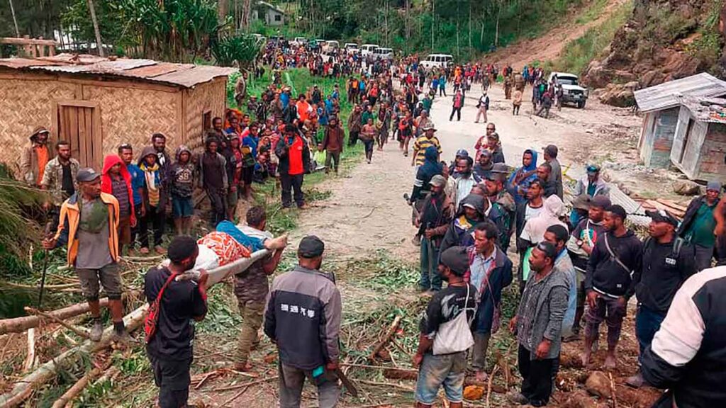 avalancha de tierra papua nueva guinea