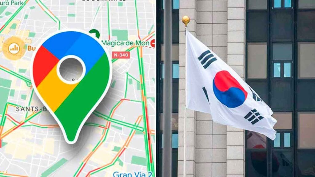 google maps corea sur no funciona