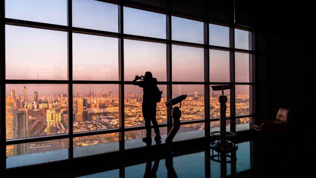 etihad towers observation deck at 300