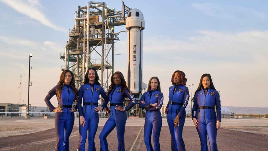 katy perry blue origin
