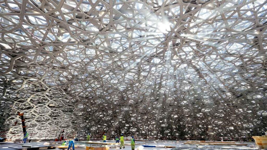 louvre abu dhabi techo