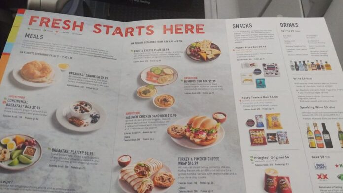 American Airlines lanza un menú a bordo de inspiración europea para los destinos más populares del verano