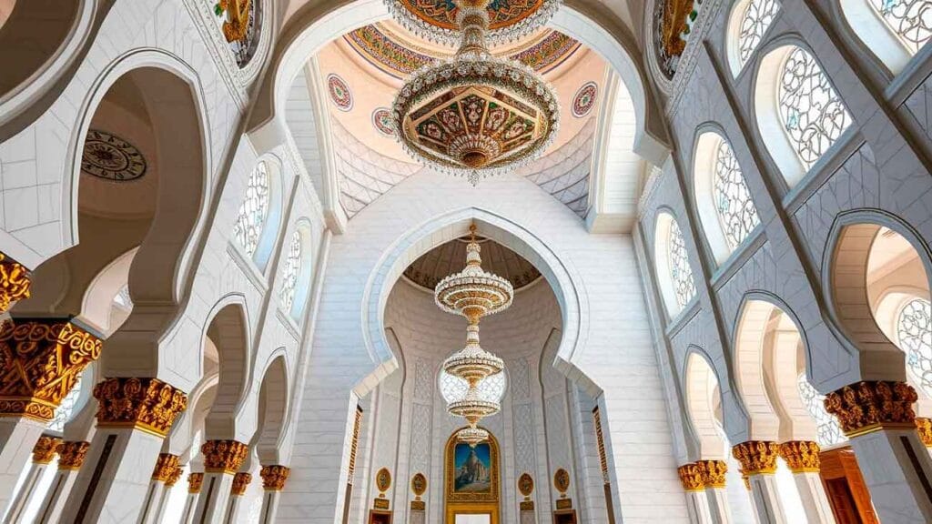 mezquita sheikh zayed abu dabi interior