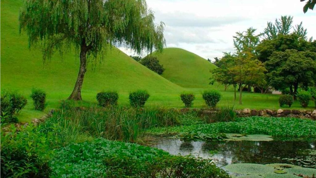 parque tumulos gyeongju